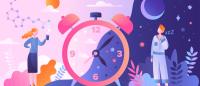 illustration depicting fun sleep science concept